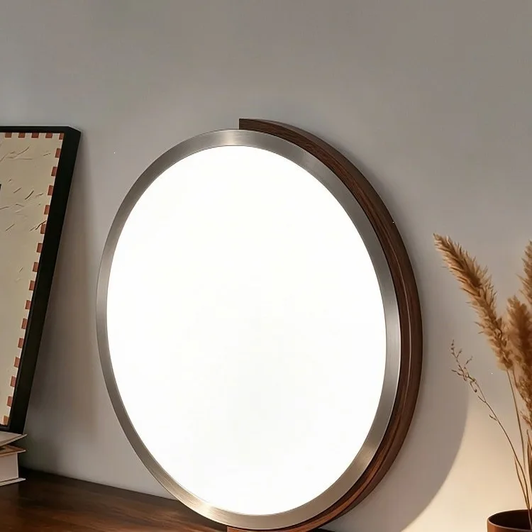 Minimal ultra-thin bedroom ceiling light modern simple round light source full spectrum eye protection anti-blue light study