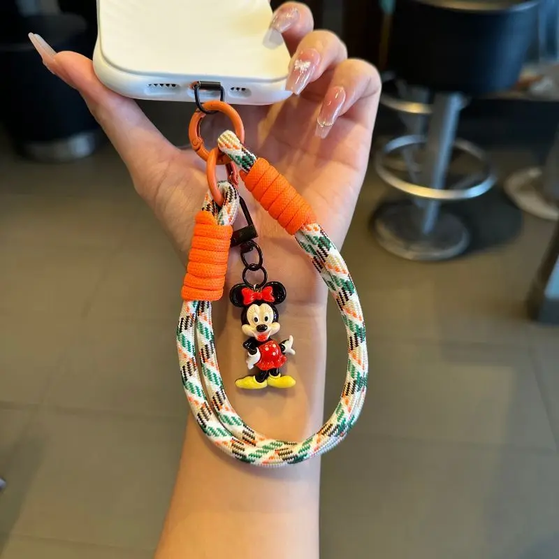 Steamboat Willie animation peripherals Mickey mobile phone wrist lanyard anti-lost and anti-fall rope