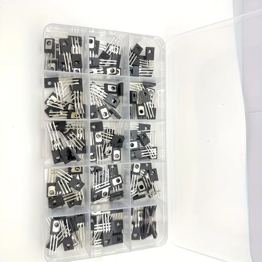150pcs TO-126 Transistor Assortment Kit Pack B772 D882 BD139 BD140 C106 D669 B649 D237 D238 13003 BD136 BD235 BD438 BT134 2P4M image 3