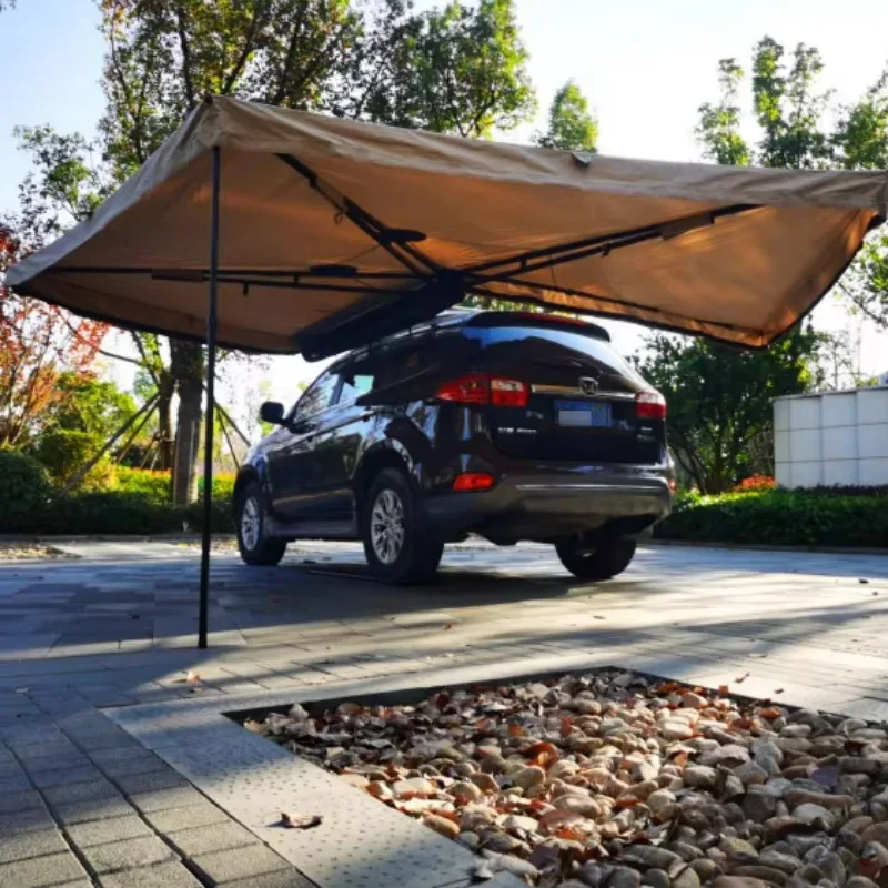 

2.5M Car Awning,4x4 Truck SUV Pickup Truack Car Camping 270 Degree Awning Free Standing
