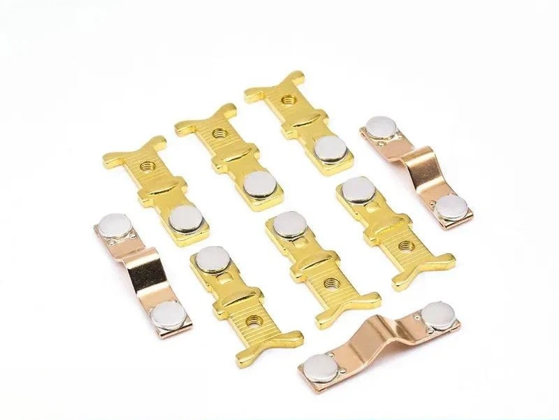CJX2 LC1D Series Silver Contactor Touchpoint Spare Parts Fit CJX2-6511 8011 9511 LC1D40A D50A D65A