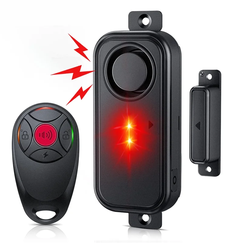 Anti-Theft Wireless Magnetic Sensor Alarm For Home Security, Waterproof Monitor For Doors And Windows Outdoor-Y41A