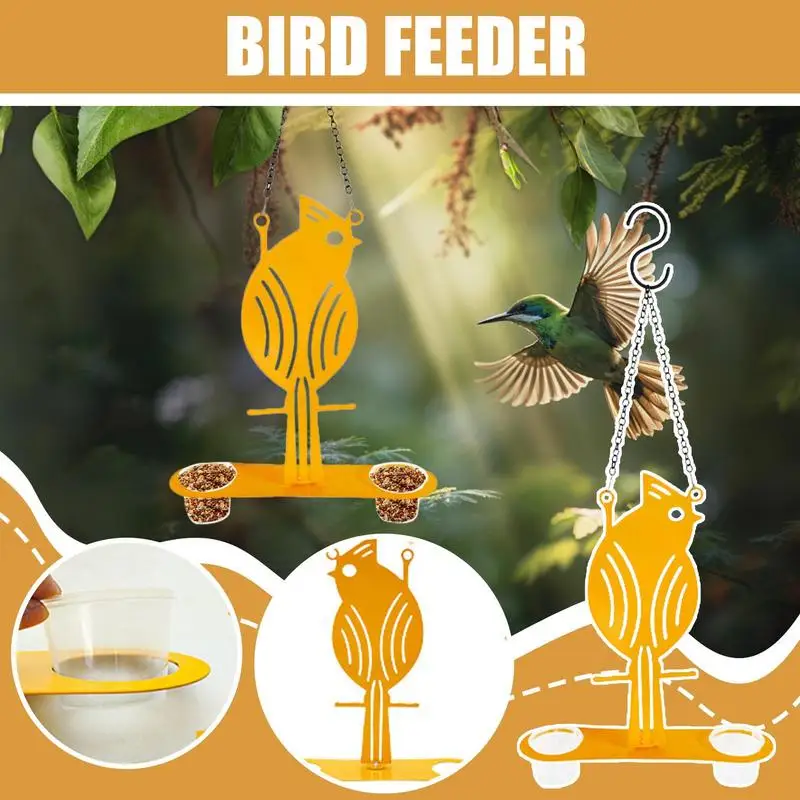 

Bird Feeders For Outdoors Window Bird Feeders Decorative Spill Proof Feeding Device Waterproof Garden Decor Outdoor Decor For