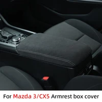 Reposabrazos de Control Central para Mazda CX-5, 2019, 2020, 2021, 2022, 2023, 2024, Axela, accesorios de gamuza
