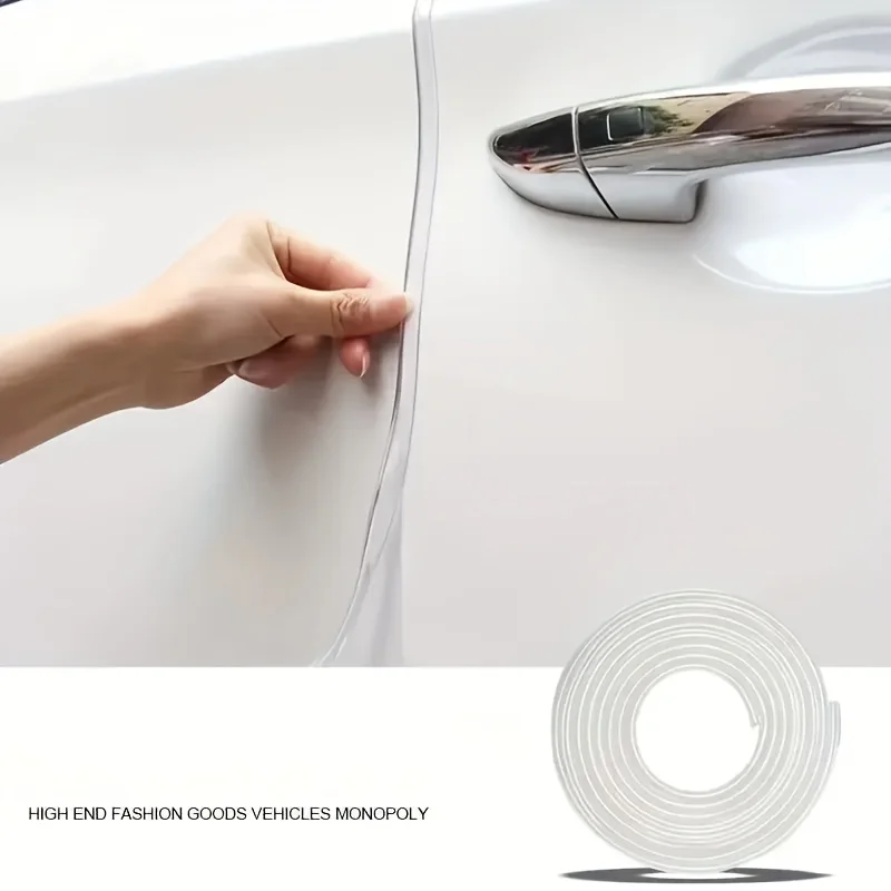 YITAPE 5/10M Transparenter Autotür-Kantenschutz U-Form Universeller Auto-Kollisionsschutz Kratzschutz Dichtungsstreifen Styling – Detail 6