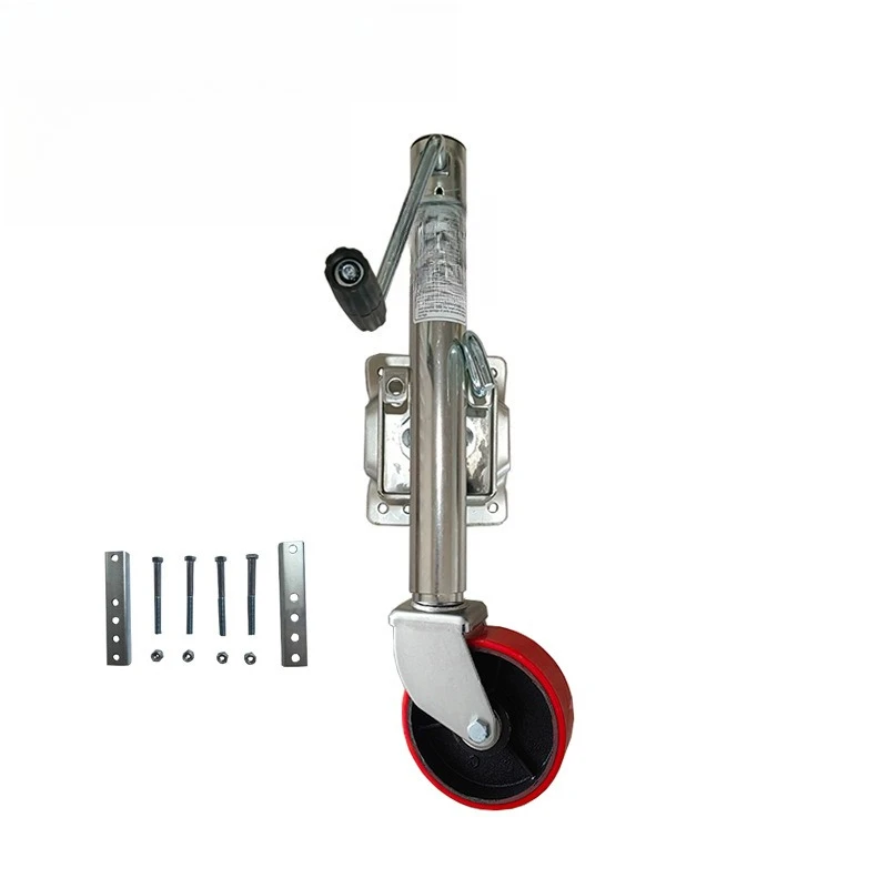 

Hand jack guide wheel, RV outriggers, trailer jack
