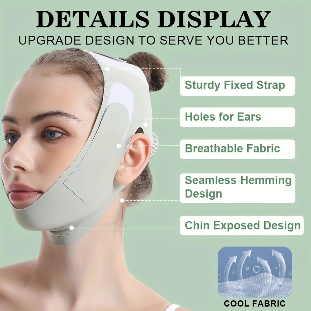 New V-Line Face Shaper Belt Anti Wrinkle Face Lift Mask For Women Chin Cheek Slimming Bandage Sleep Mask Face Beauty Tools