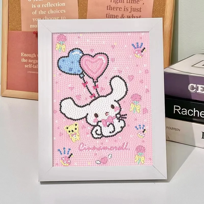 2024 New Sanrio Cinnamoroll Diamond Painting Kuromi Melody Kit 5D DIY Decorate Children's Room Birthday Gift Toys Wholesale