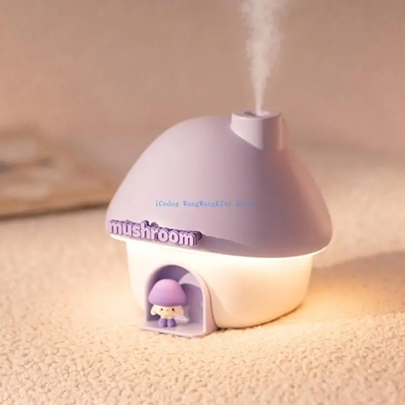 molf manidifier mushroom house cartoon mittoers home mini arian oil romatherapies device with led romosphere light