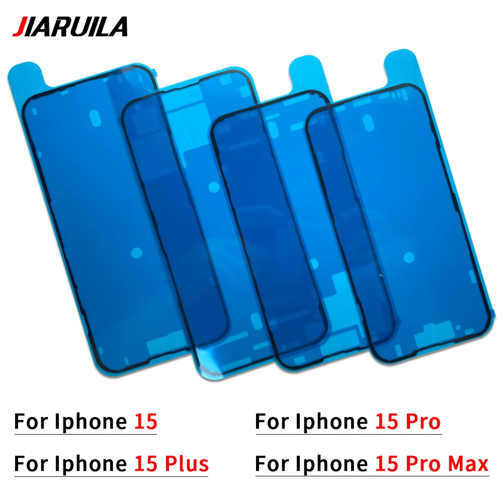 2pcs Back Cover Side Waterproof Seal Sticker For Iphone 15 Pro Max / For IPhone Plus Front LCD Adhesive