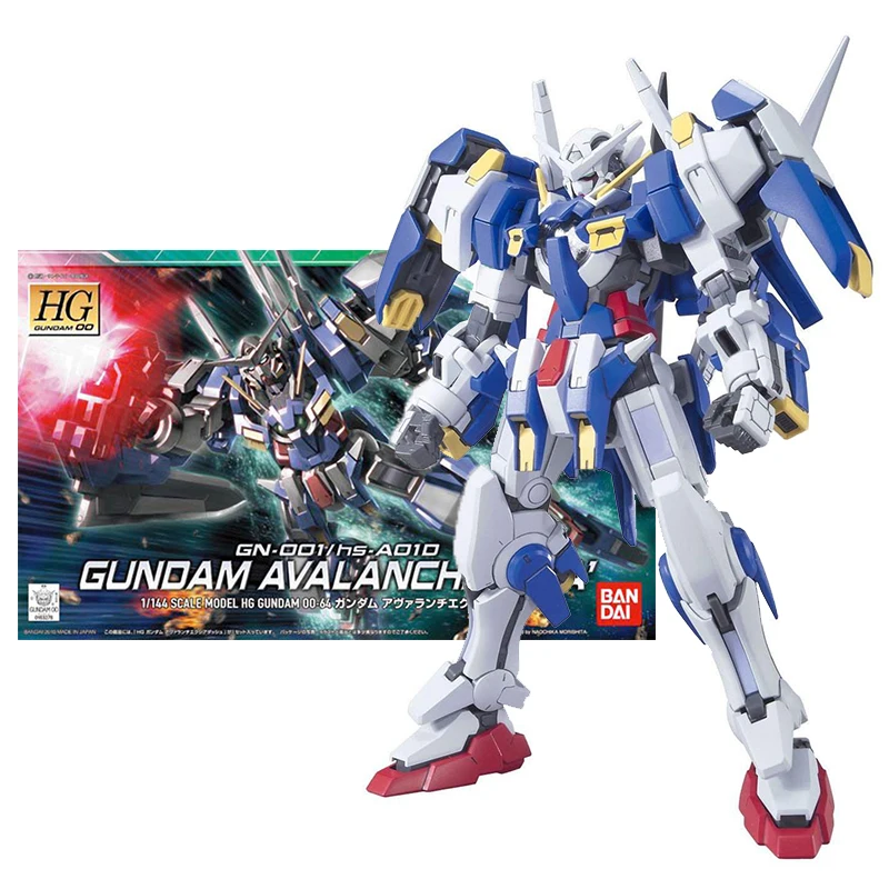 

Bandai Genuine Gundam Model Kit Anime Figure HG 1/44 Avalanche Exia Collection Gunpla Anime Action Figure Toys for Children