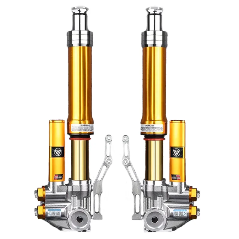 New GS6MAX Inverted Front Shock Absorber Cygnus X Motorcycle Nitrogen  Cylinder Adjustable Damping High Performance