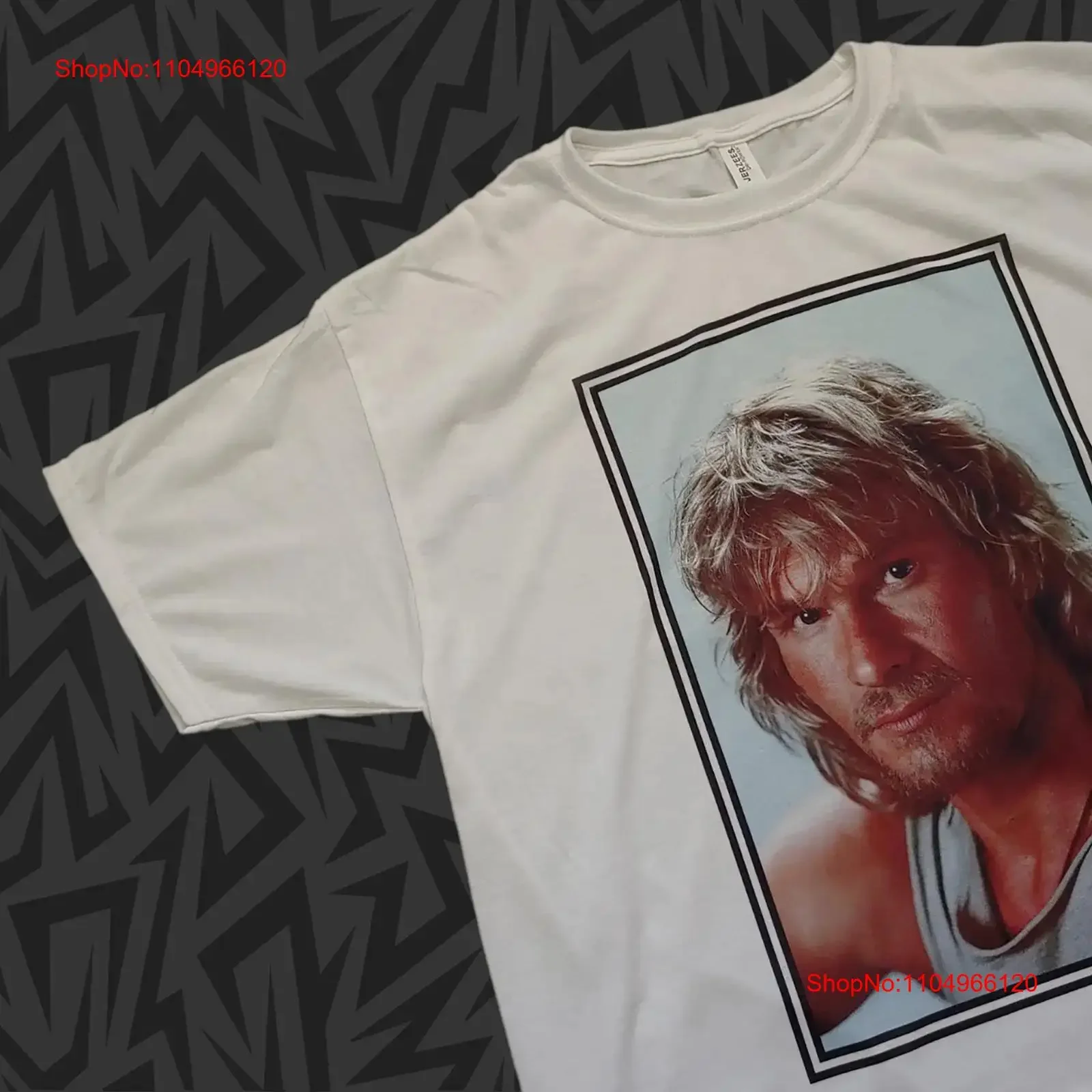 New T Shirt BODHI Portrait POINT BREAK Patrick Swayze Surf Surfer Ex Presidents Pick Size Small 2XL vintage Washed Versatile