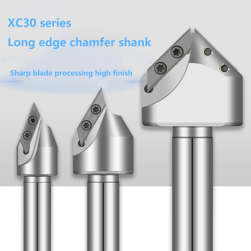 XC30 Long-edge Chamfering Tool Rods: 30°, 45°, 60°, 15°, 20°; Large Hole Chamfering Tools: XCET3004