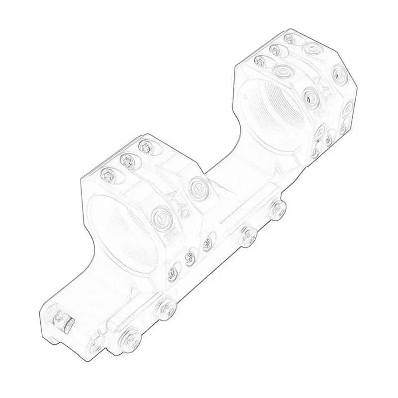 New Scope Rings SP 4616 Solid 34mm Tube Riflescope 38mm 1.50in Scope Mount with Surfaces for Scope Accessories