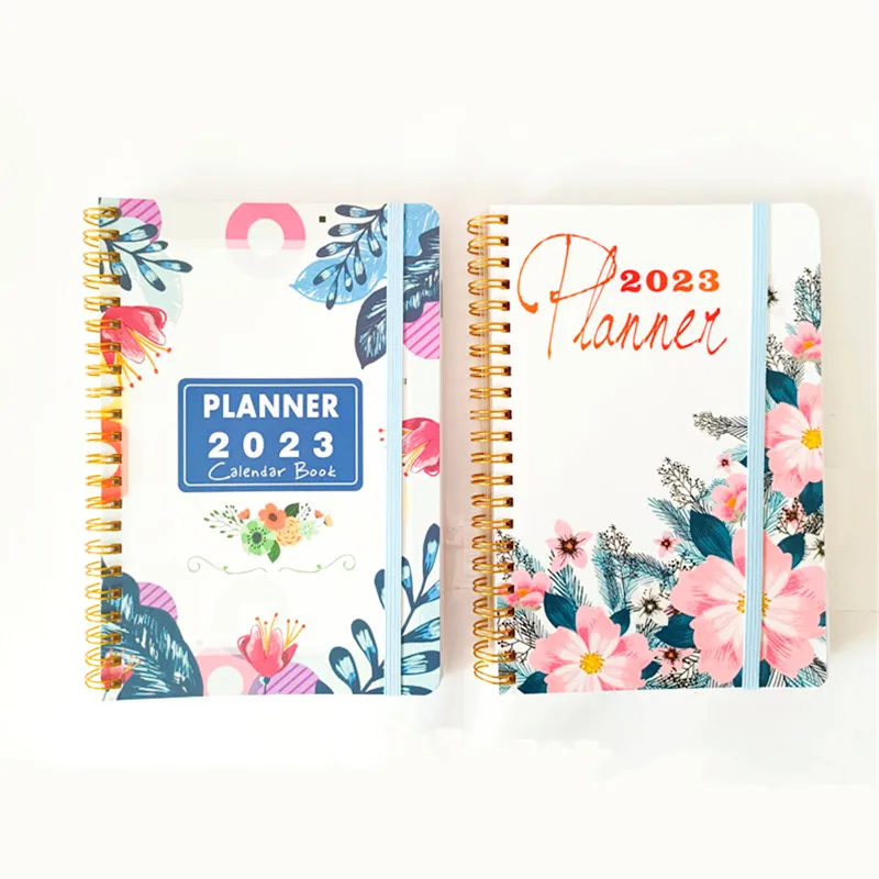 Daily Calendar Planner Notebook 2023 Weekly Monthly Office Agenda Organizer Time Management Personal Appointment Journal Wedding