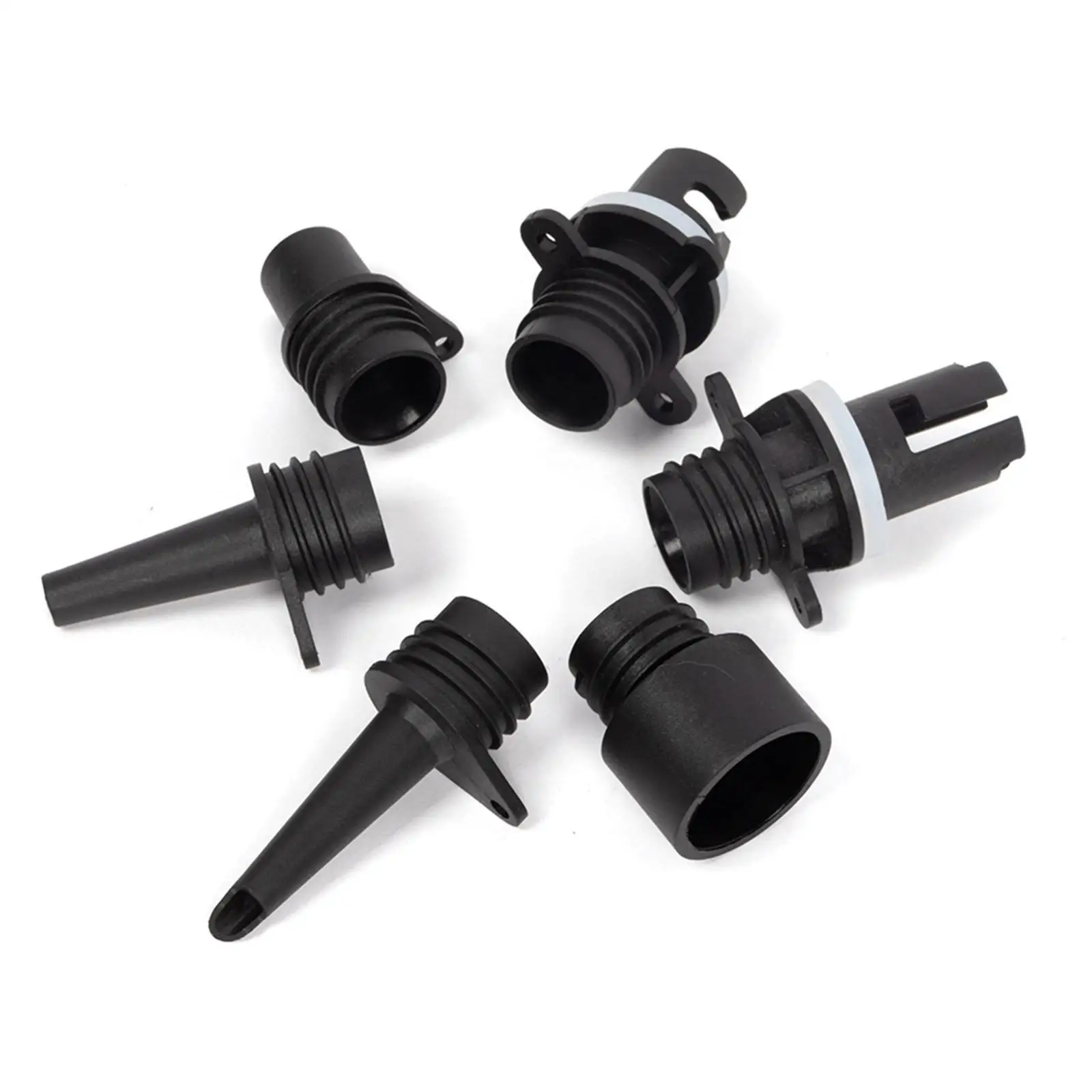 Pump Valves Adapter Set Leakproof Air Connector for Inflatable Boat Motor Paddle Board Kayak Canoe Airbed