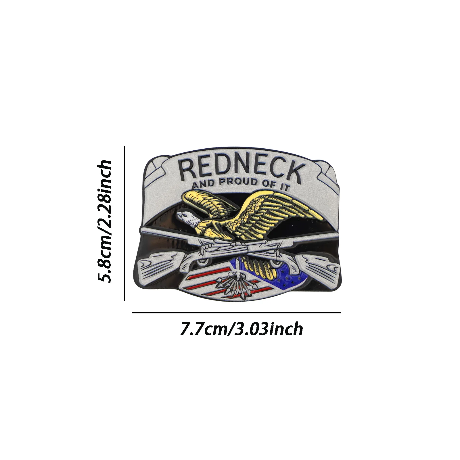 1pcs 3D Country Eagle Car Emblems, Decorative Items. Suitable for Decorating the Rear Side of Cars, Trucks, and SUVs, Waterproof