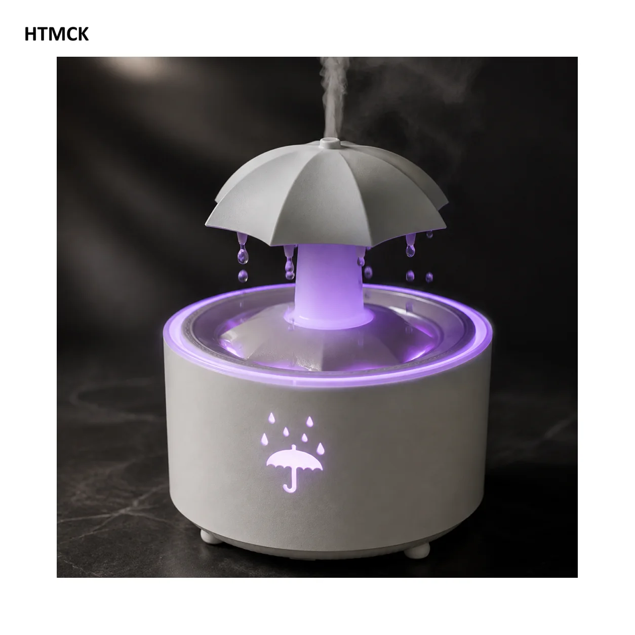 Cloud Rain Humidifier Raindrop Aroma Essential Oil DiffuserRemote Control Night Light Desktop Fountain Water Drop Sound for Home