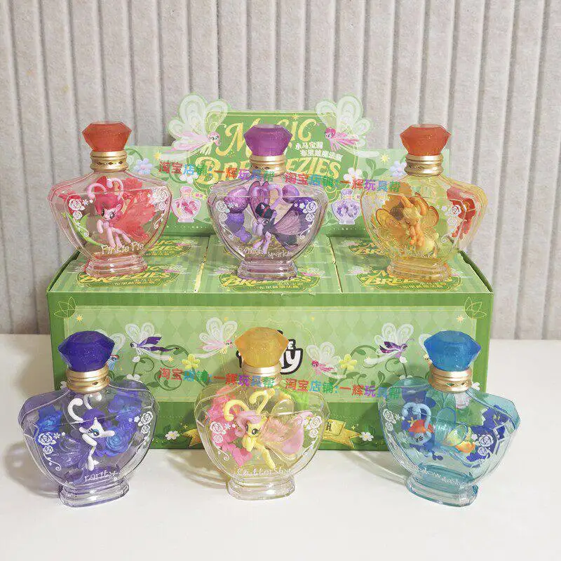 My Little Pony Blind Box Magic Drifting Bottle Fluttershy Decoratief ornament Verzamelbaar trendy speelgoed voor volwassen vrouwen