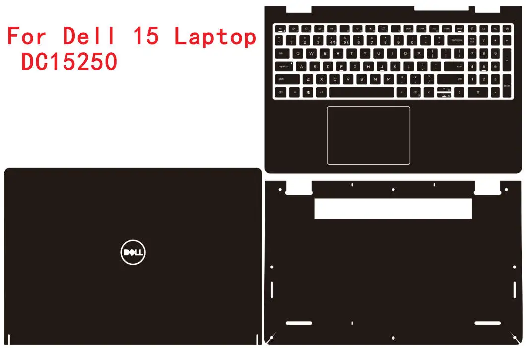 

for Dell 15 Laptop DC15250 2025 15.6 inch (2025) Full Body Laptop Vinyl Decal Cover Sticker Skin Protector