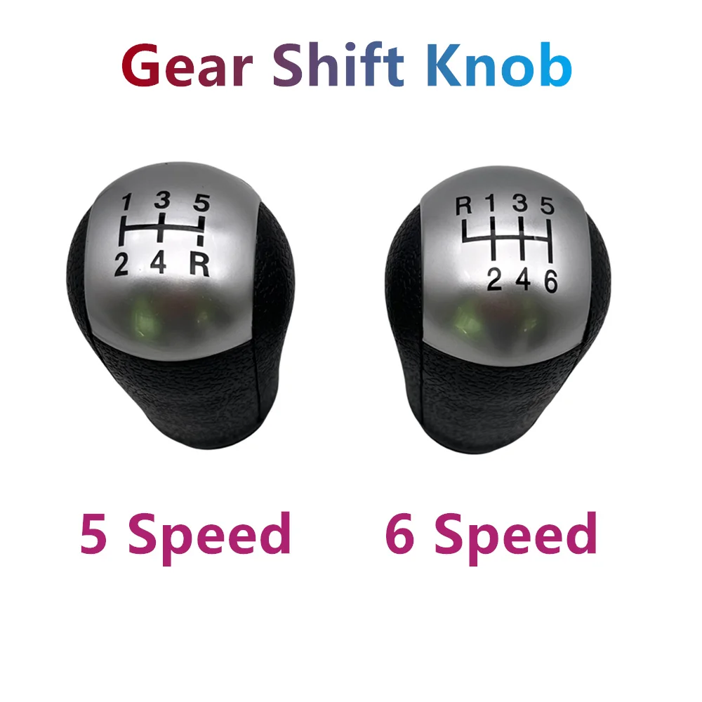 Car Manual Gear Shift Knob 5/6 Speed Gear Stick Head Shifter Lever Handle For Ford Focus/Mondeo MK3/S-MAX /C-MAX/Mustang