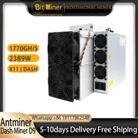 New Bitmain Antminer D9 1770G 2389W Asic X11 Algorithm DASH Miner In Stock