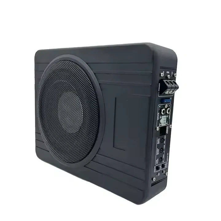 12V High-power Aluminum Alloy Car Speaker, Under The Seat Audio Modification 10-inch Ultra-thin Subwoofer