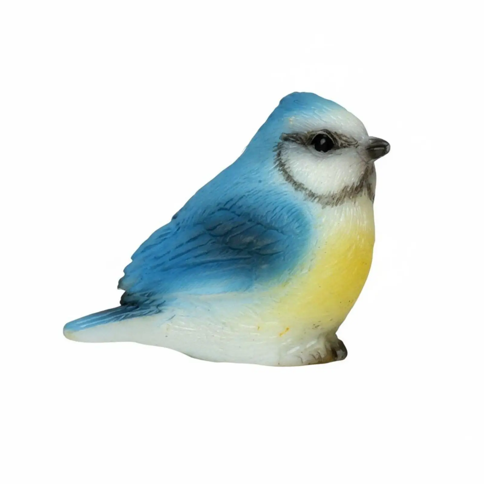 Mini Resin Sparrow Statue Bird Sculpture Miniature Decor for Indoor Outdoor Greenery and Terrarium Scenes