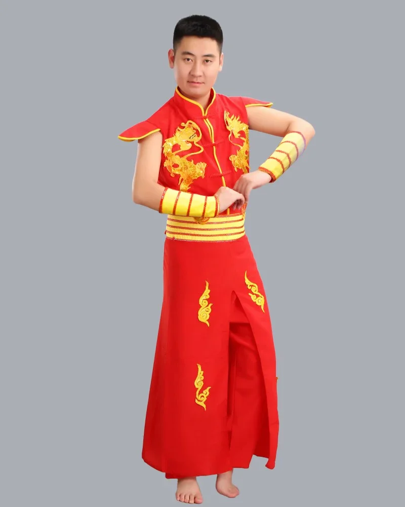 Classic Dragon Costume Folk Dance Drum Opening Dance Costume Drum Dance Team Performance Adult Celebration Chinese Loong Costume
