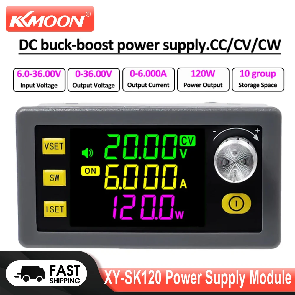 XY-SK120 120W CNC DC Adjustable Voltage Regulator Power Supply Constant Voltage and Constant Current Solar Charging Module