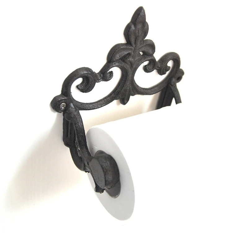 Toilet Paper Holder Retro Wrought American Style Toilet Roll Holders Wall Mounted For Home Black Bathroom Accessories