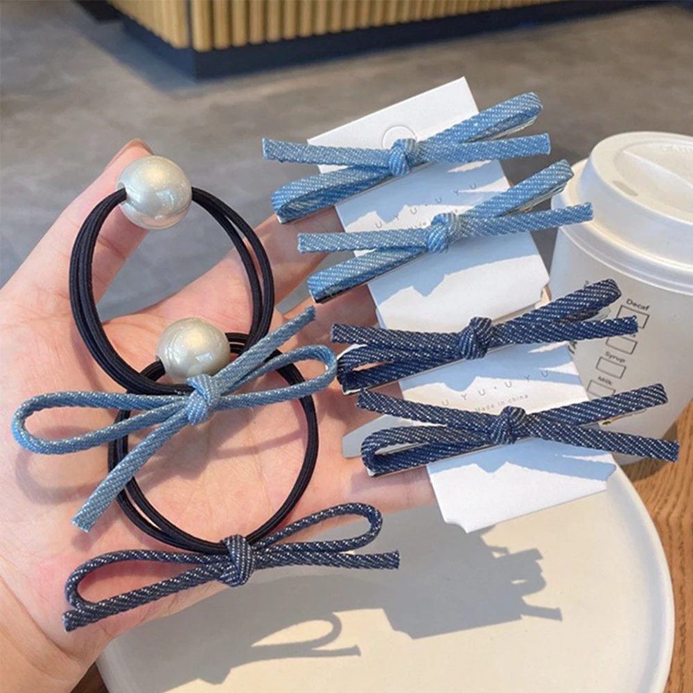 5 Meter Denim-Stoffseil 5mm Flachkordel Bastelzubehör Dekorationsband DIY Haarschmuck Schleife Armband Schmuckherstellung Kordelzubehör – Detail 7