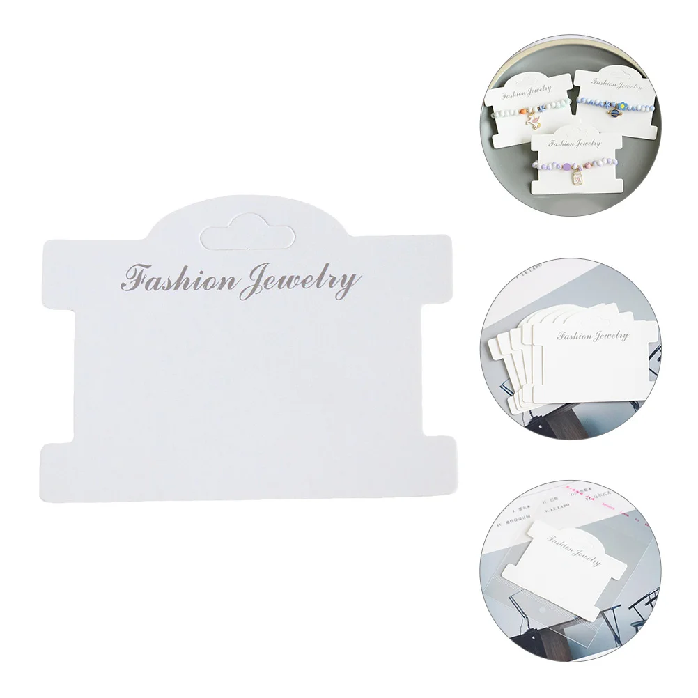 

100 шт., карты для демонстрации ювелирных изделий, прочный бумажный органайзер премиум-класса для малого бизнеса, ожерелье, упаковка, браслет, упаковка