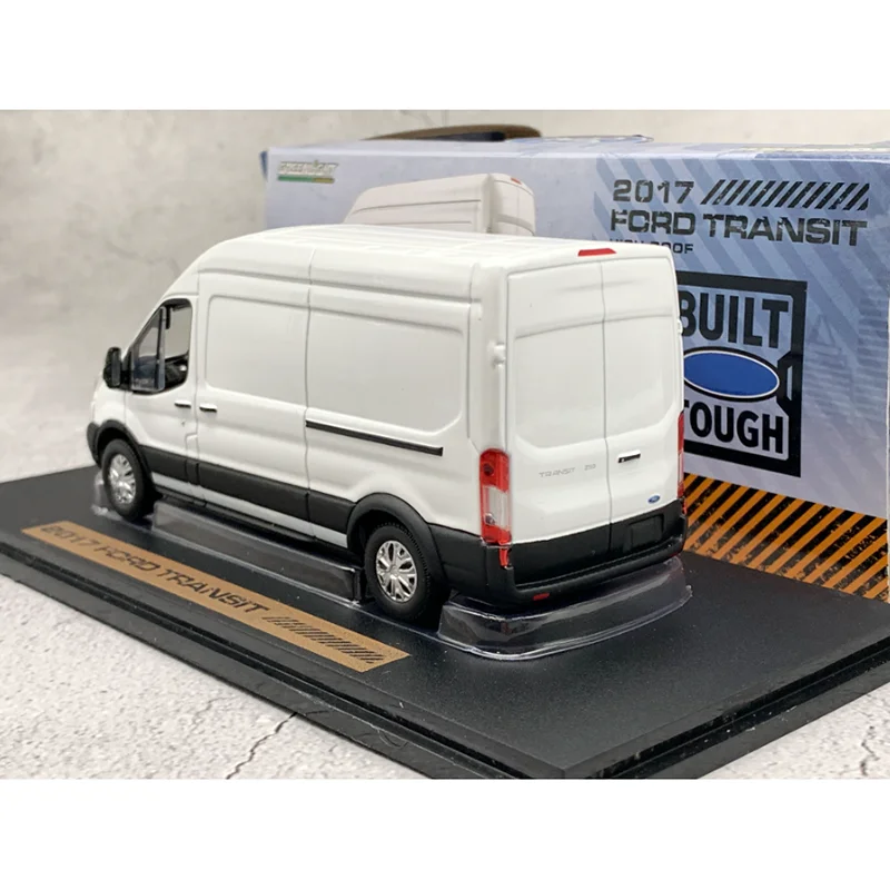 Greenlight Diecast 1:43 Skala 2017 Transit Van Model Samochodu ze Stopu Wykończony Model Symulacyjny Kolekcja Dekoracja Prezent Zabawka Statyczny Model Wystawowy