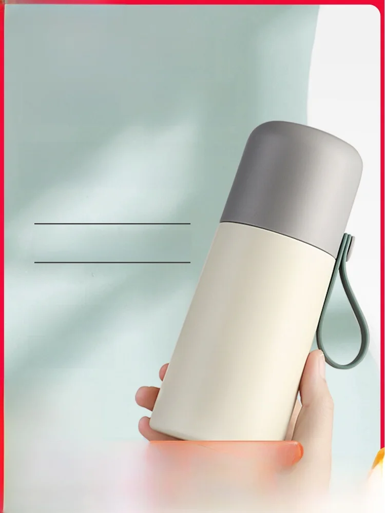 

Cute Stainl Steel Insulated Water Bottle Large Capaci Portable Thermos for Men Students Children Cact Cooling Cup