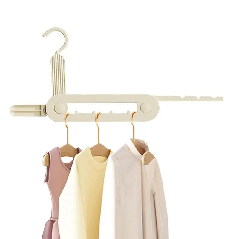 

Folding Clothes Drying Rack Multi-Functional Travel Hangers Portable Strong Load-Bearing Foldable Hangers Space-Saving Easy