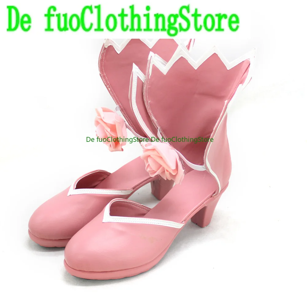 DefuoClothing Schwert Art Online SAO Yuki Asuna Yuuki Asuna Cosplay Anime Spiel Rollenspiel Halloween Party Requisiten Schuhe Stiefel