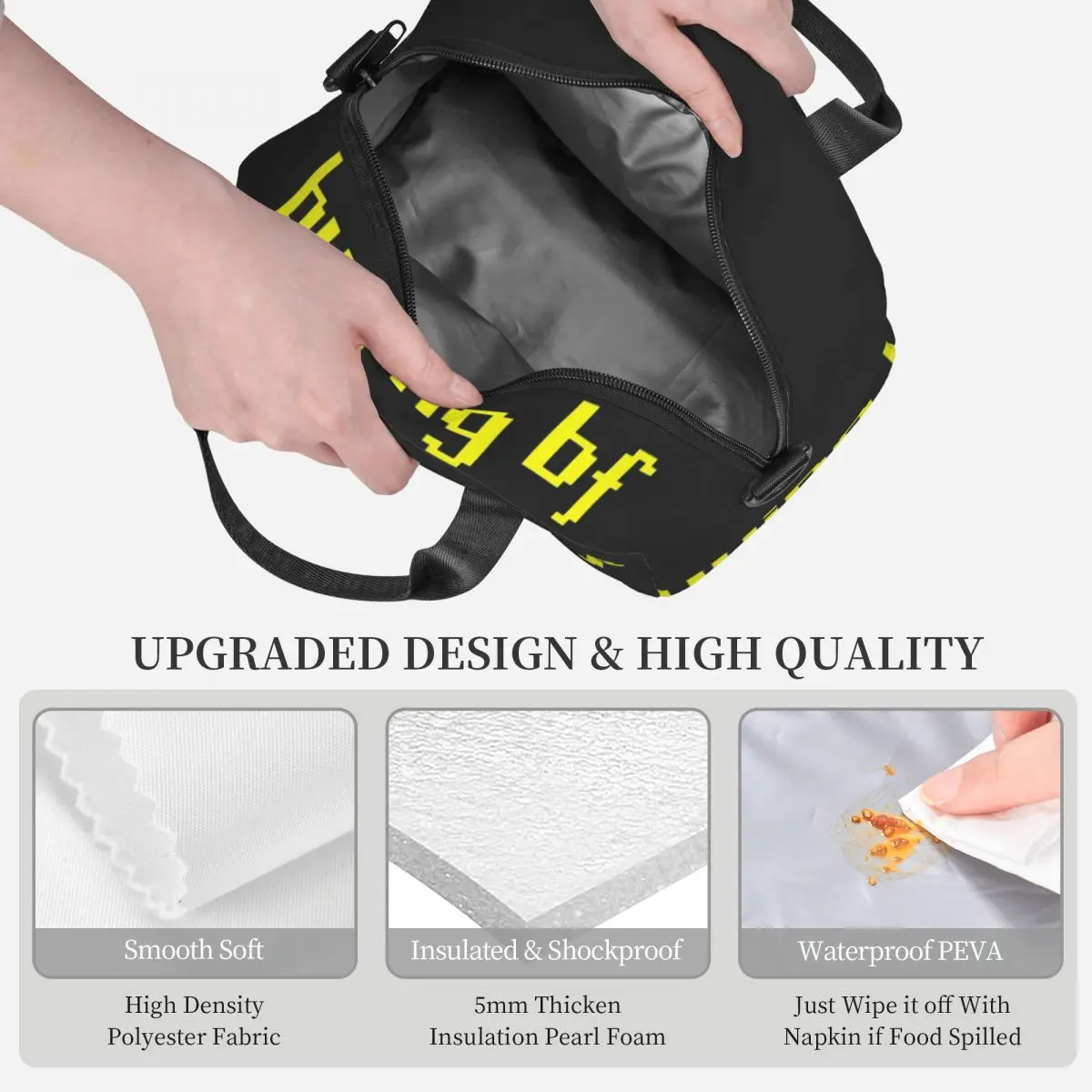 Runescape Buying Bf Lunch Bags Insulated Bento Box Portable Lunch Tote Picnic Bags Thermal Bag for Woman Girl