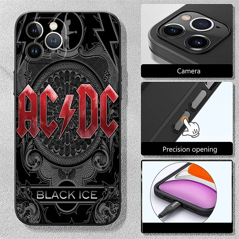 حافظة ناعمة A-acdc لهاتف Redmi Note 14 14C 10 10T 10S 10A 10X A3 Pro Max Plus S2 #6