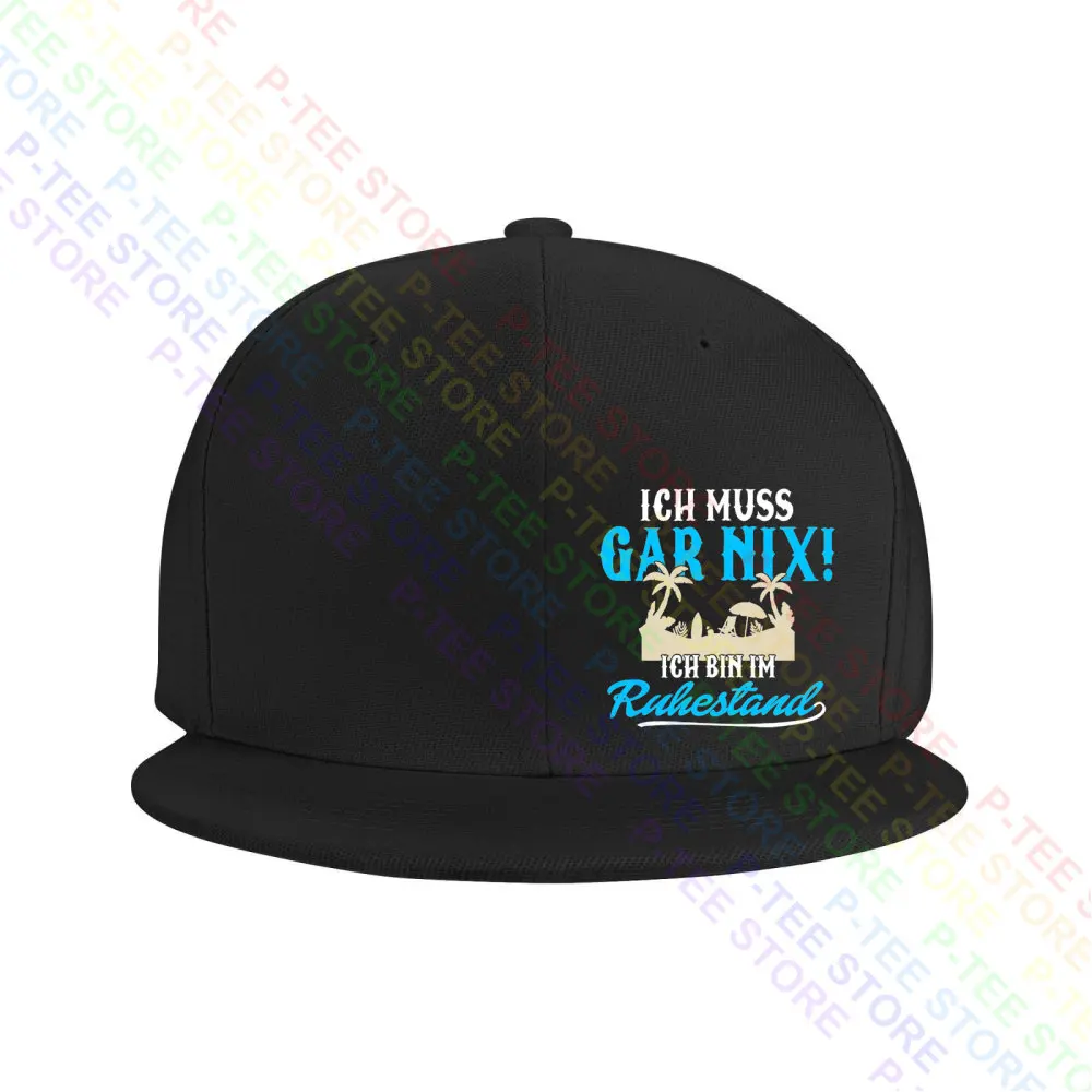 قبعة بيسبول محبوكة ، قبعات Snapback ، قبعة دلو ، Ich Muss Gar Nix Bin Im Ruhestand Kolpard Kleidung Ruhestand