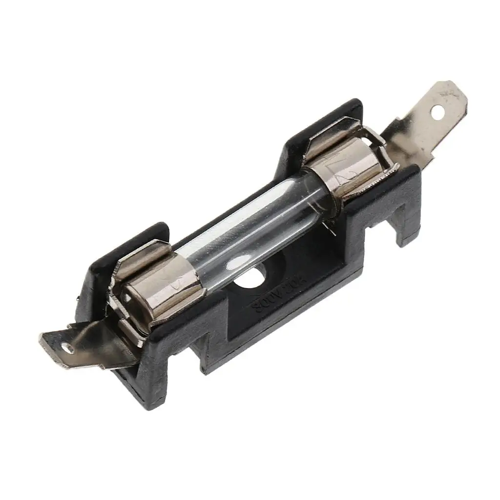 Car Fuse Block 30A AGU Audio Fuse Holder Durable Bakelite Shell for Automotive Power Protection System