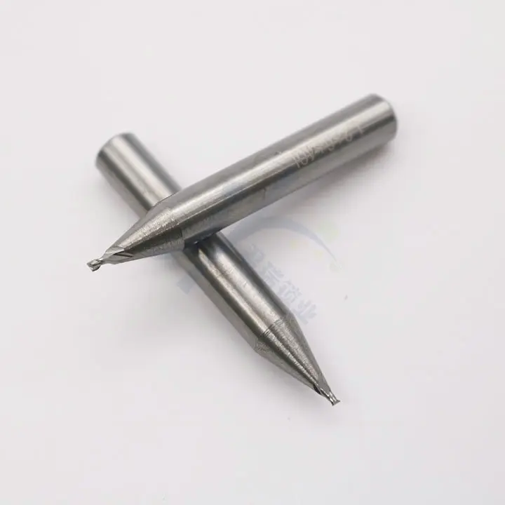 Xinrui fine tungsten carbide end mill 1.2 MM 2 key machine bit tooth multifunctional vertical key slot milling cutter