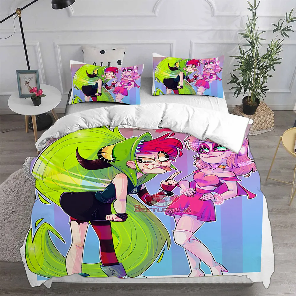 Game Villainous Bedding Sets Quilt Bed Cover Comforter Duvet Cover Pillow Case 2-3 Pieces Sets Kids Adult Bedroom Decoration