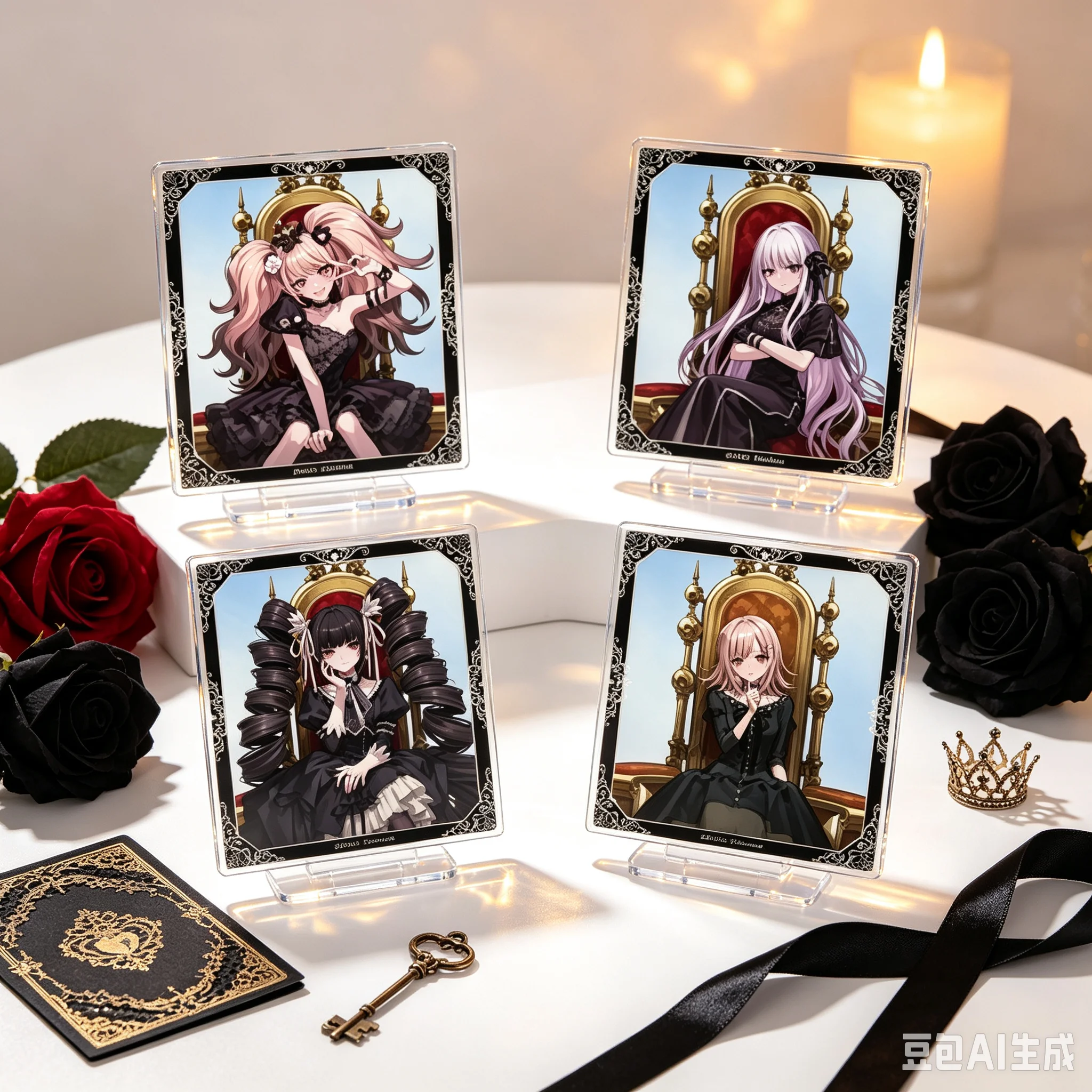 Anime Danganronpa Acrylic Stand Model Bookshelf Decoration Lovely Products High Definition Images Bookshelf Decoration Keychain