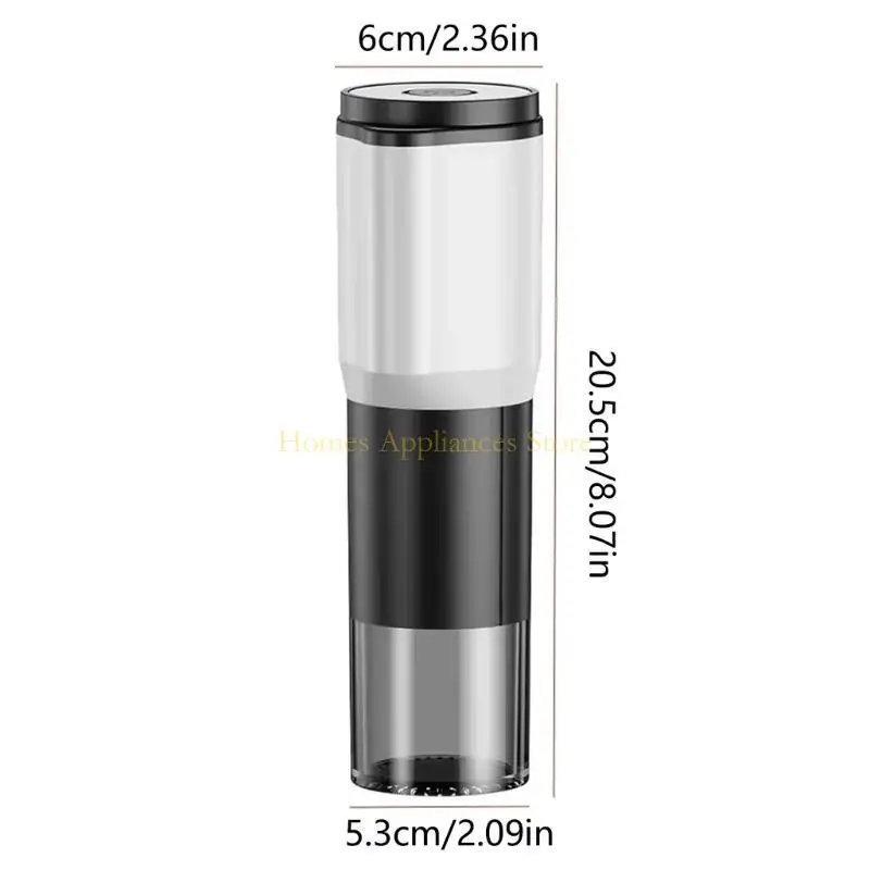 D0AB旅行に優しい充電式コーヒーグラインダーワイヤレスコーヒーミルコーヒー用