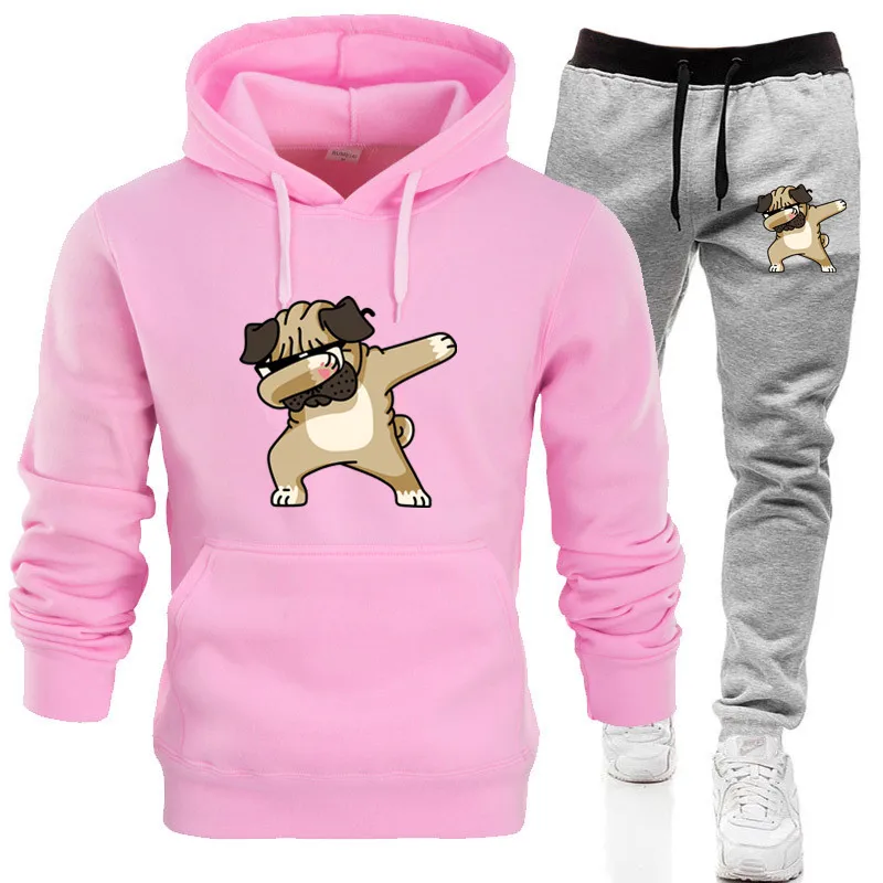 Men\'s Hoodie Set Autumn Winter New Classical Luxury Pants High Quality Casual Two Pieces Set