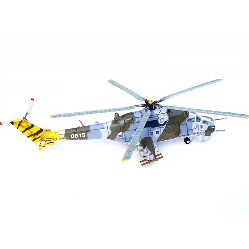 1:72 Scale Mi-24V Meter 24 Armed Helicopter Aircraft Model Diecast Alloy Static Display Souvenir Collection Toy Gift