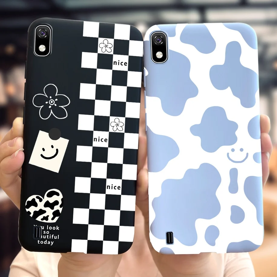 Funda suave para Samsung Galaxy A10 A10s, carcasa de vaca de leche encantadora, A10s A10 A105F A107F