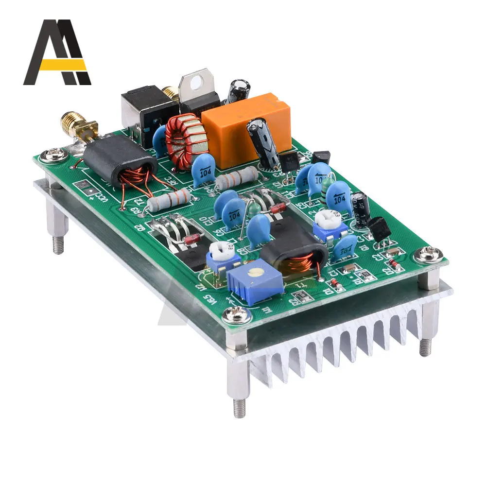 30W 3-28MHz Shortwave Power Amplifier Board CW SSB Linear High Frequency Power Amplifier Finished Module DC12-13.8V